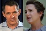 A composite image of Chief Minister Michael Gunner and Opposition Leader Lia Finocchiaro.
