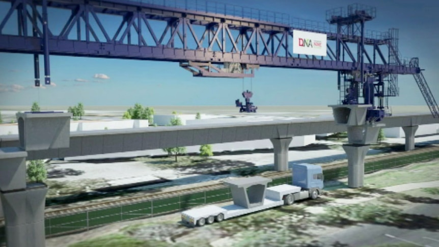 Sky rail project in Melbourne