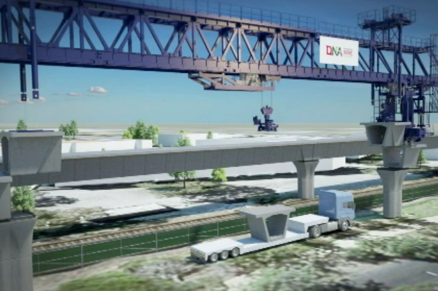 Sky rail project in Melbourne