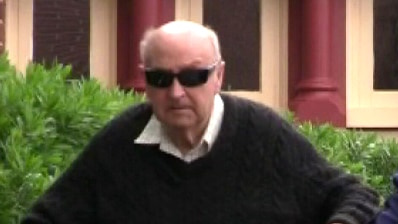 Brian Attwell on his way to court in Albany