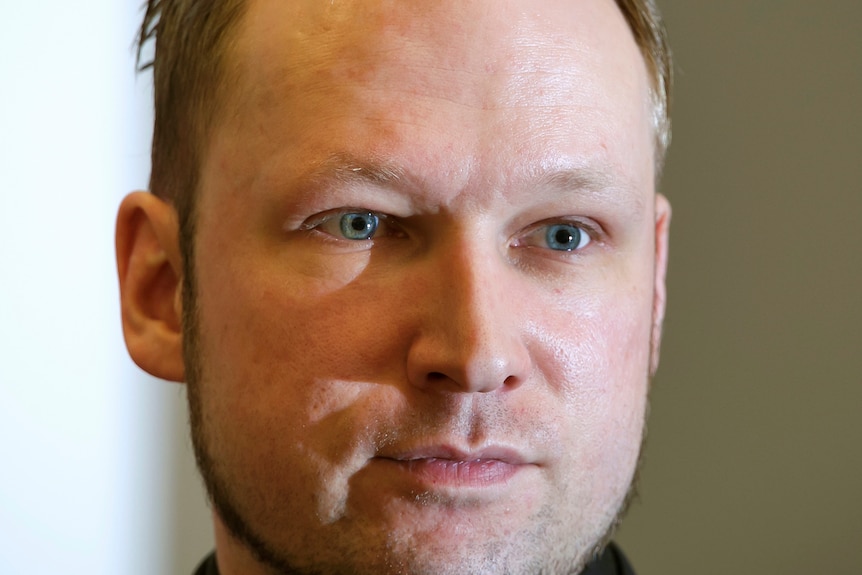 Anders Behring Breivik in court