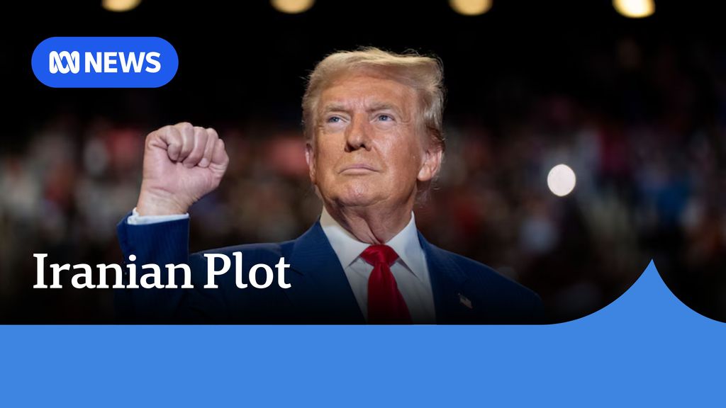 Iranian Plot: Donald Trump holds up a fist.