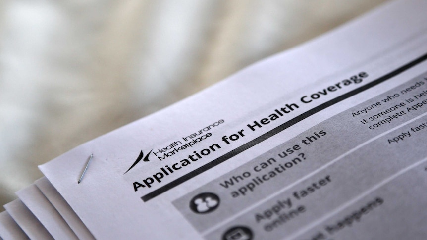 The federal government forms for applying for health coverage.