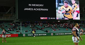 Minute silence for James Ackerman