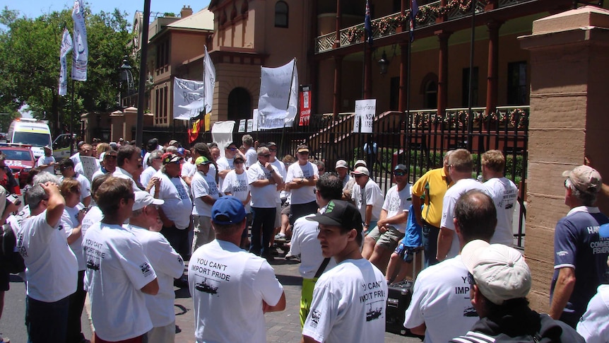 NSW Fishing protest 1