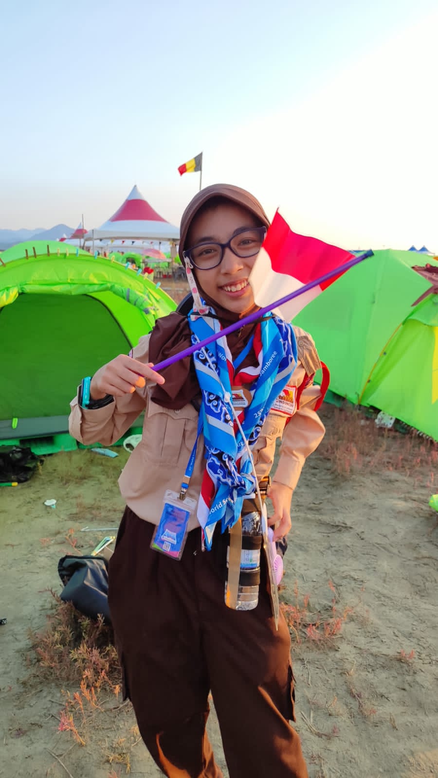 Rarasati di Jambore Dunia