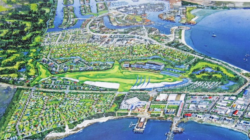 Shark shaped golf course planned