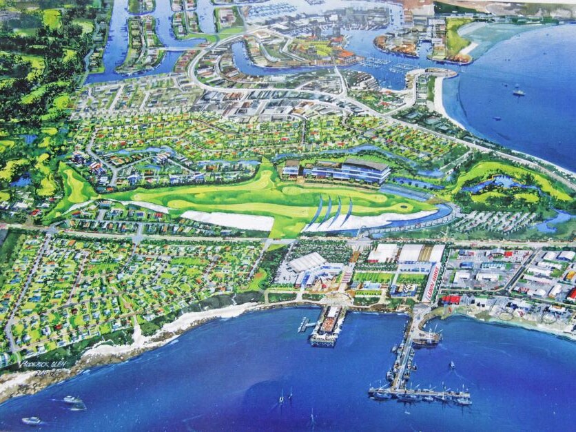 Shark shaped golf course planned