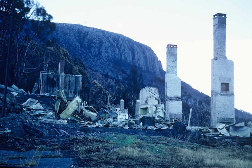 Ruins of the Springs Motel on Mount Wellington