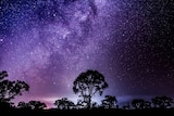 The Milky Way lit up near Barmera, South Australia