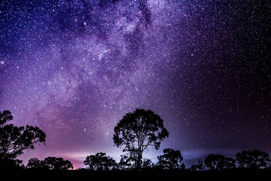 The Milky Way lit up near Barmera, South Australia