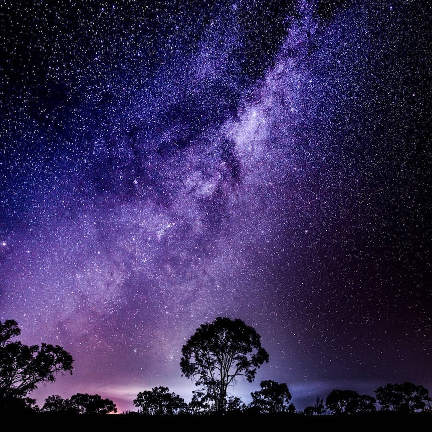 The Milky Way lit up near Barmera, South Australia