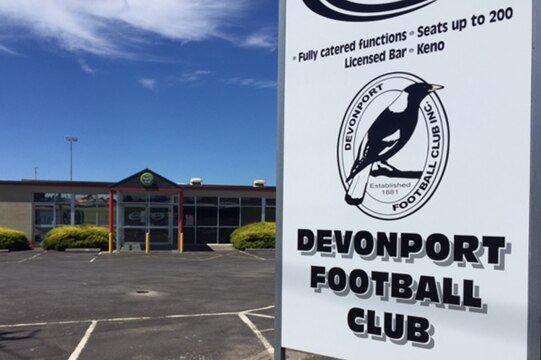 Devonport Football Club sign