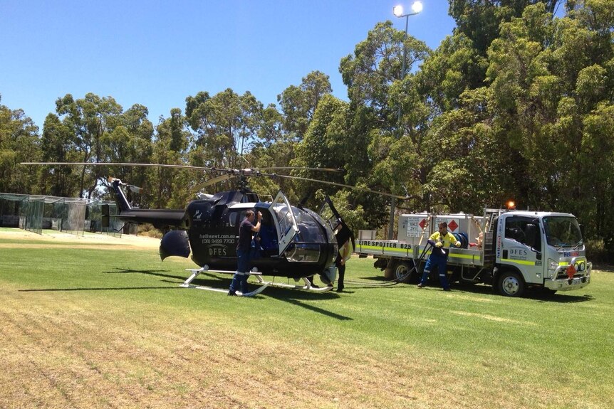 DFES helicopter