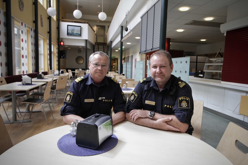 Scott Goodwin and his chief superintendent