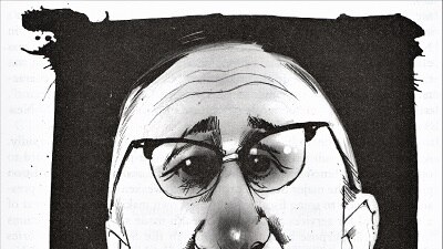 Bill Leak's portrait of Friedrich Von Hayek