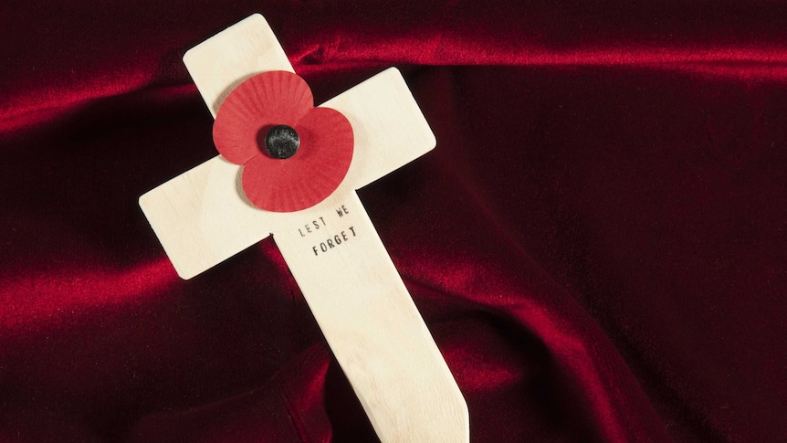 The crosses will be placed on the graves of Australian soldiers during 2013's Anzac Day ceremonies.