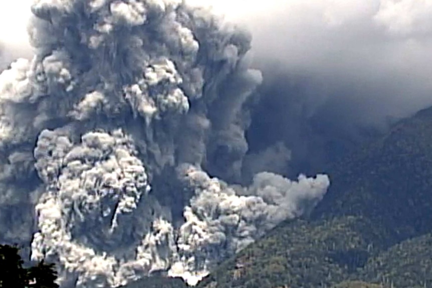 Japan's Mt Ontake erupts