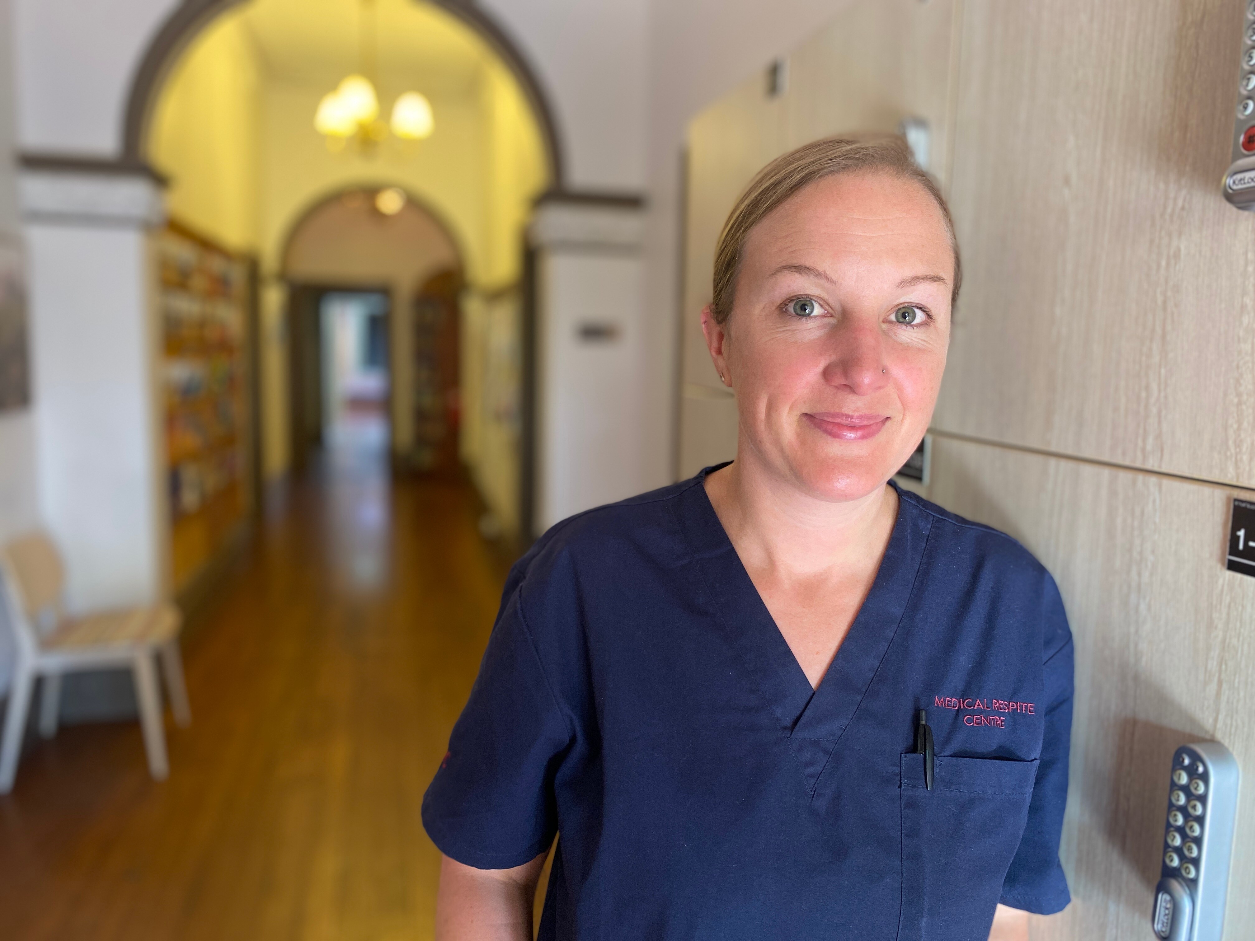 Homeless Healthcare Director of Residential Services Zoe Thebaud 