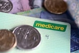 A close-up photo of a medicare card.