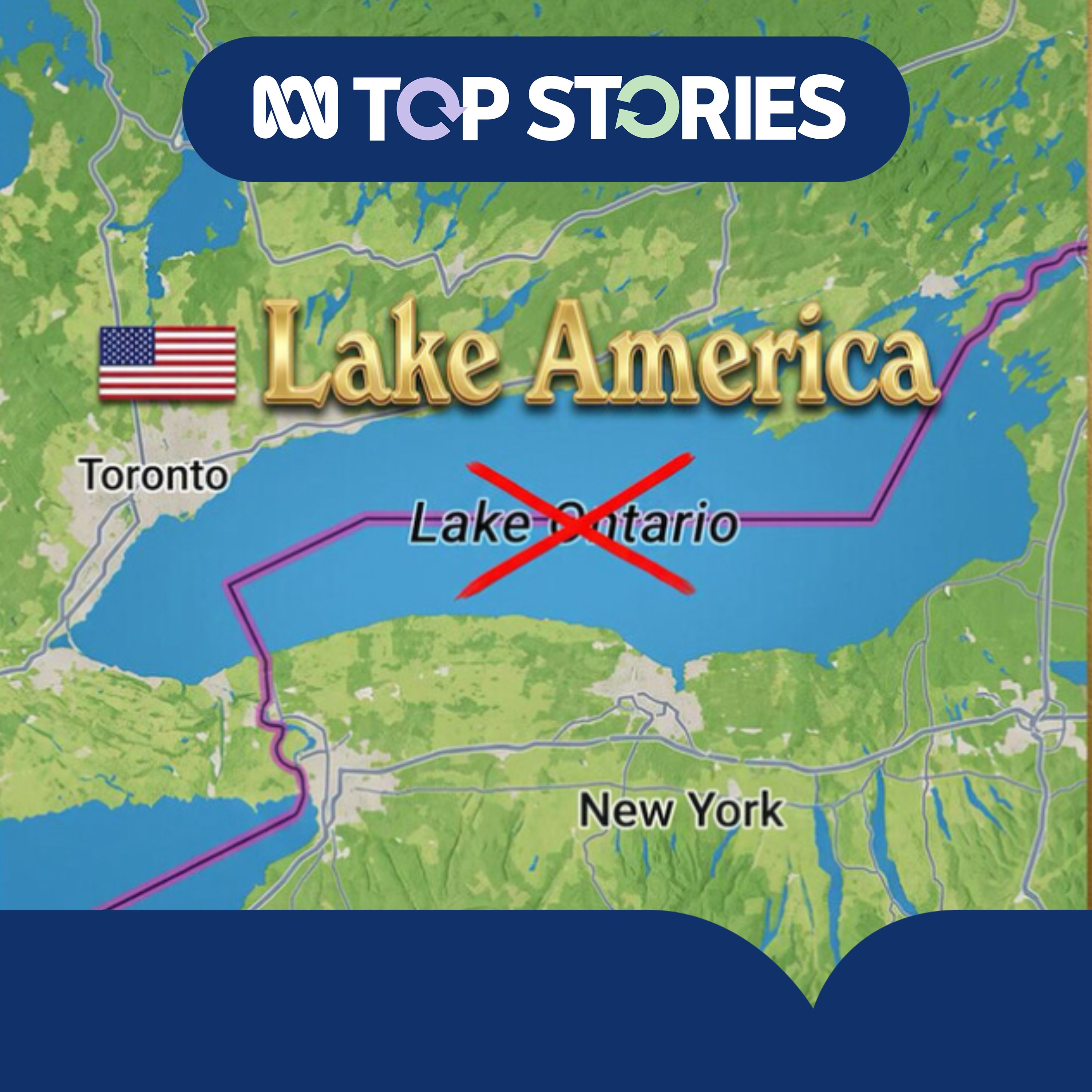 How Trump got Apple and Google Maps to eliminate Lake Ontario