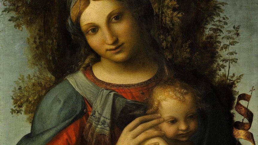 Correggio's Madonna and child with the infant Saint John the Baptist