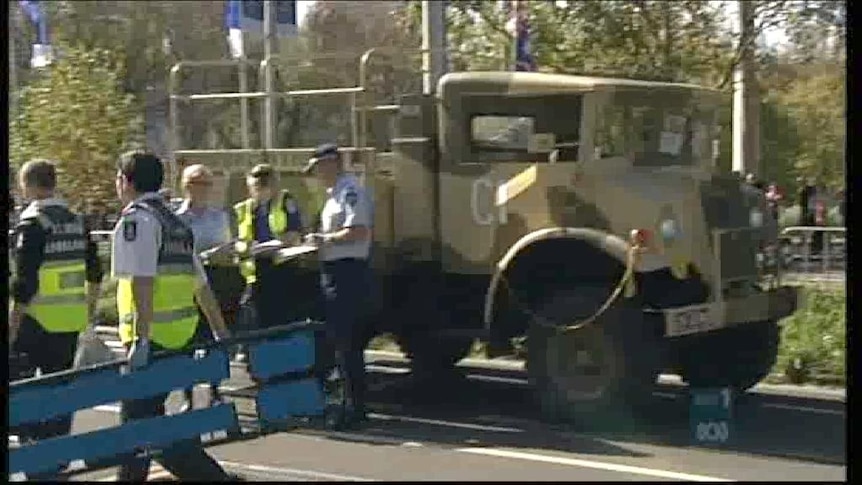 A man has been charged over last year's ANZAC Day crash in Melbourne.