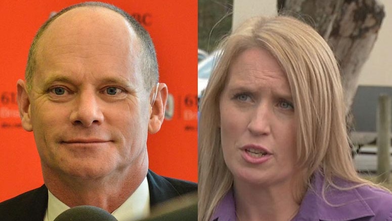 Campbell Newman and Kate Jones