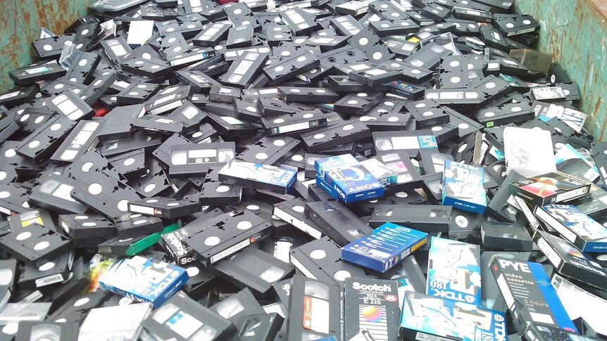 Skip of discarded VHS tapes