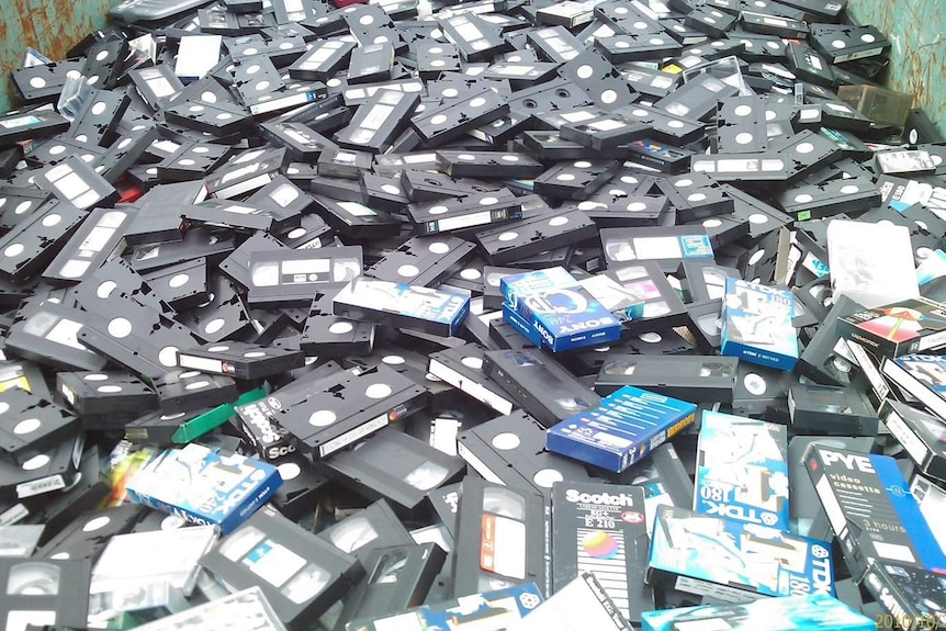 Skip of discarded VHS tapes