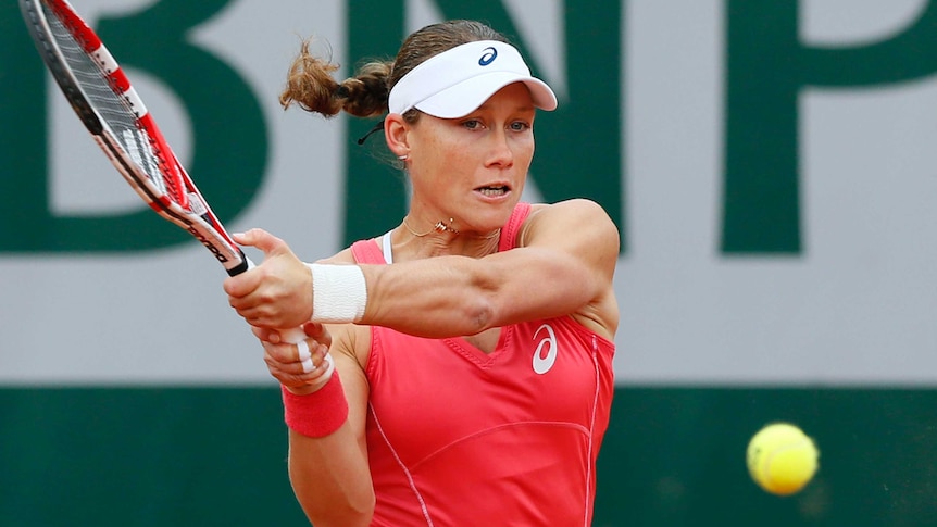Stosur thrashes Date Krumm in French Open