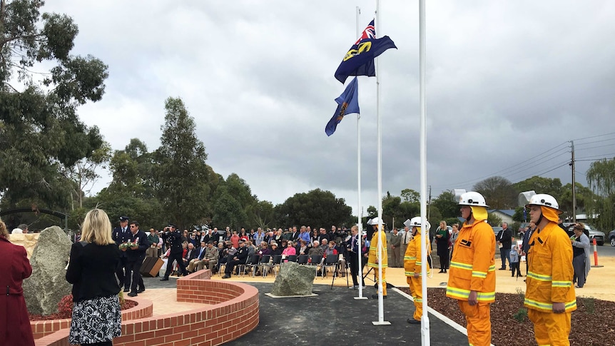 Naracoorte's volunteer firefighter memorial