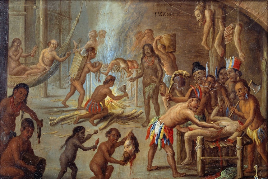 Cannibalism in Brazil in 1664