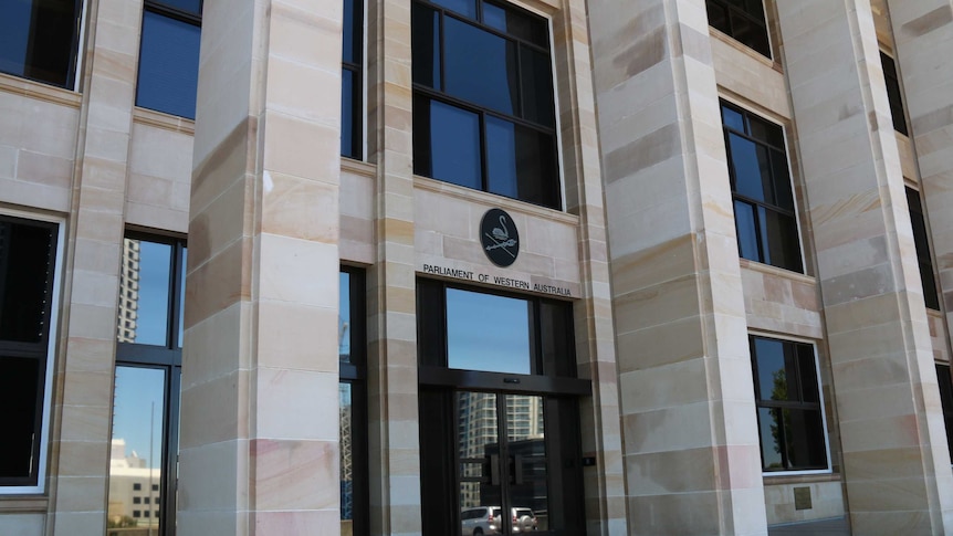 WA Parliament front steps