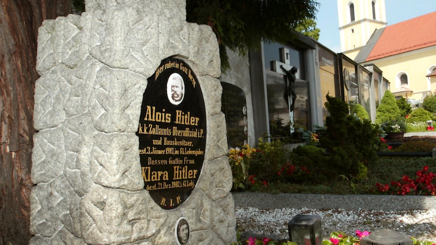 The grave of Alois and Klara Hitler