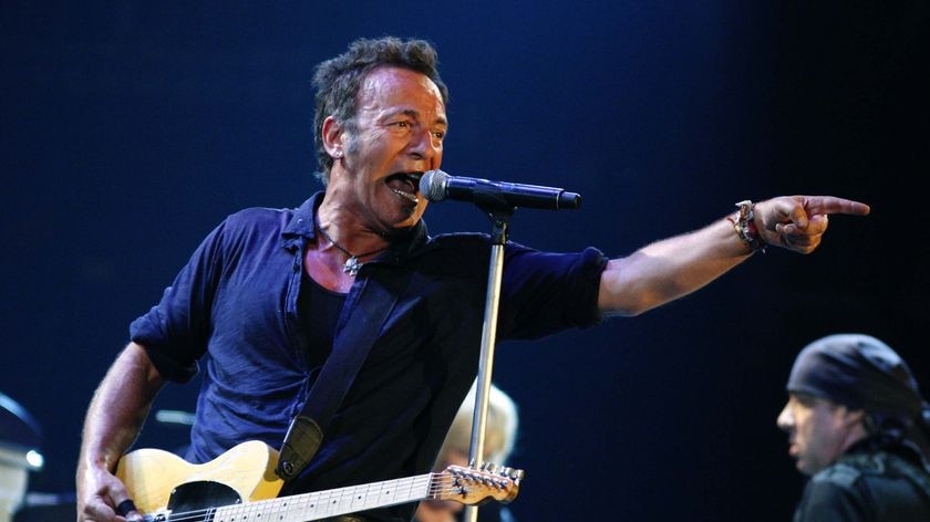 Singer Bruce Springsteen