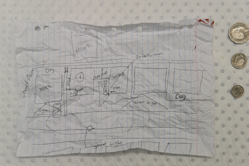 Ръчно нарисувана карта на имот