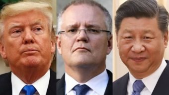 President Donald Trump, Scott Morrison, Xi Jinping