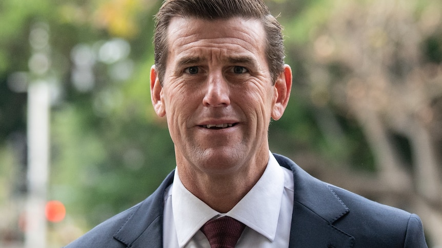 Ben Roberts-Smith looks at the camera