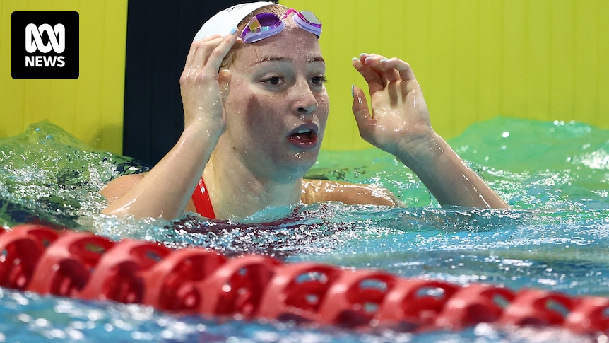 Mollie O'Callaghan disappointed despite beating world class 100m freestyle field