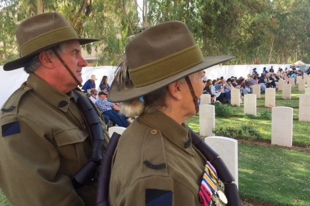 Australians celebrate the Battle of Beersheba.