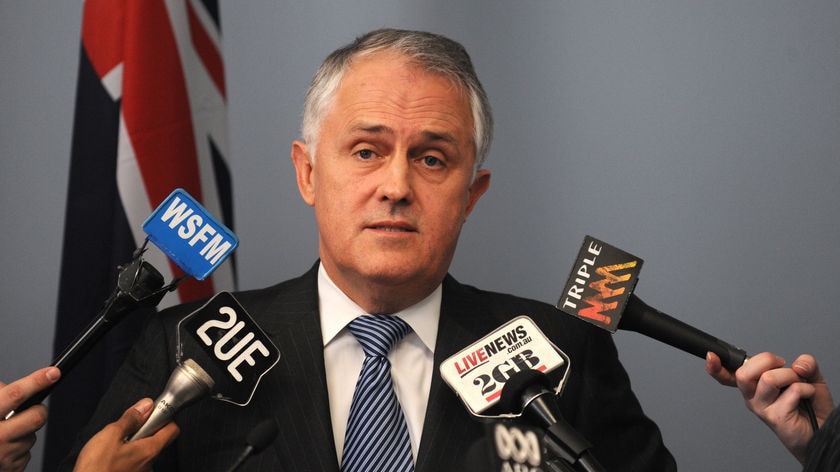 Tactical errors: Malcolm Turnbull fronts a media scrum