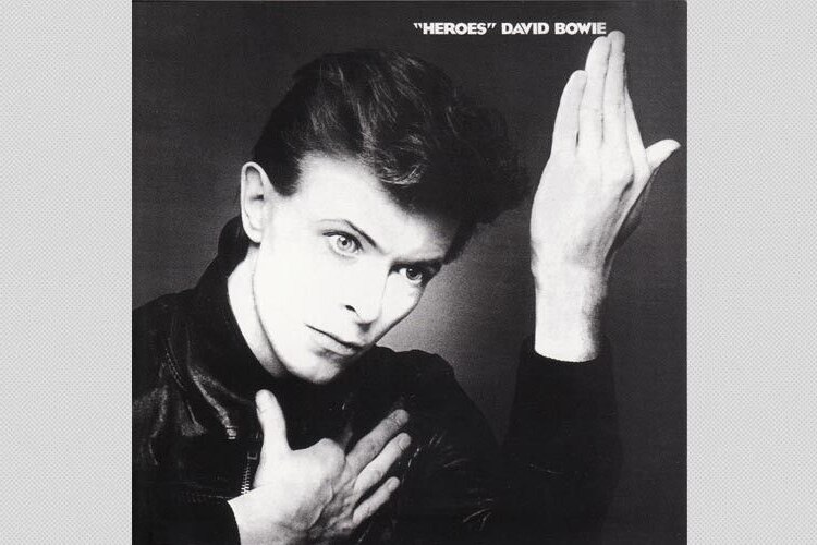 David Bowie Heroes Album Cover Art Square