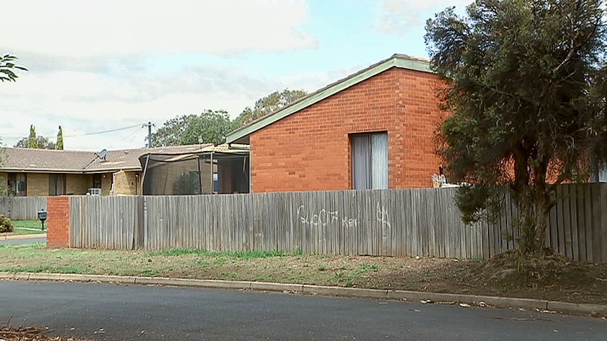 Houses in a street