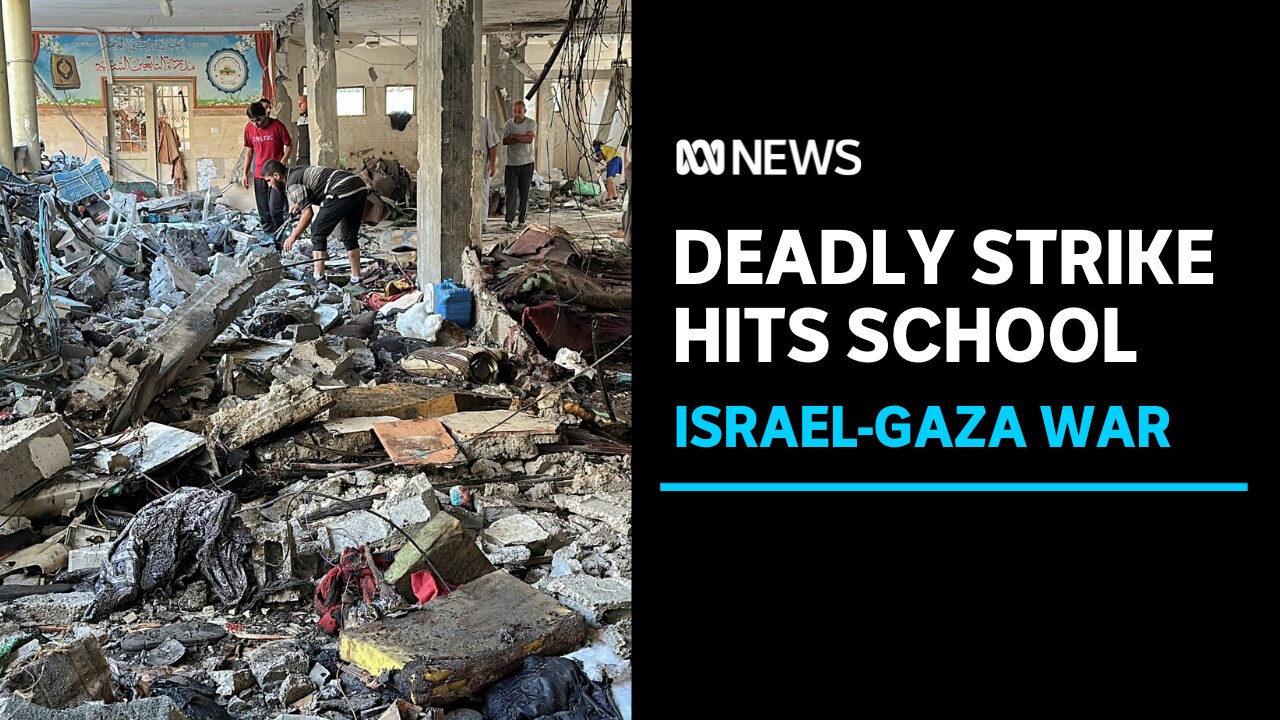 More than 60 Palestinians killed in IDF strike on Gaza school - ABC News