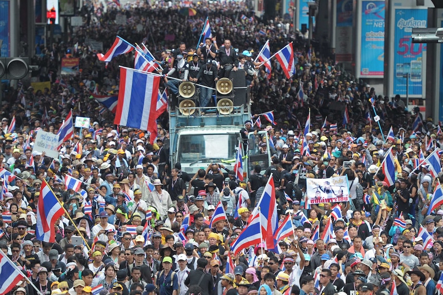 Mass rally in Bangkok