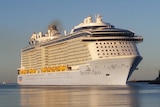 Ovation of the Seas sails into Adelaide
