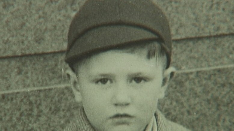Hobart man Tony Rayner as a seven year old boy.