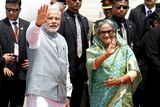 Indian prime minister Narendra Modi meets Bangladeshi premier Sheikh Hasina to sign historic land deal