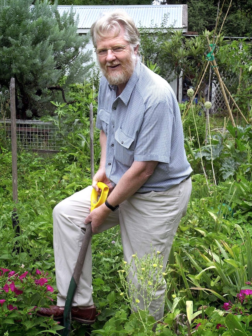 Mark O'Connor enjoys gardening.